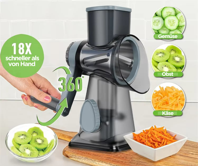 Rotary Cheese Grater Stainless Steel | Kitchen Essential 4