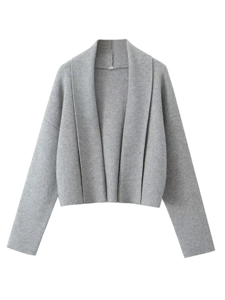 Women Minimalist Open Front Cardigan | Rosalina