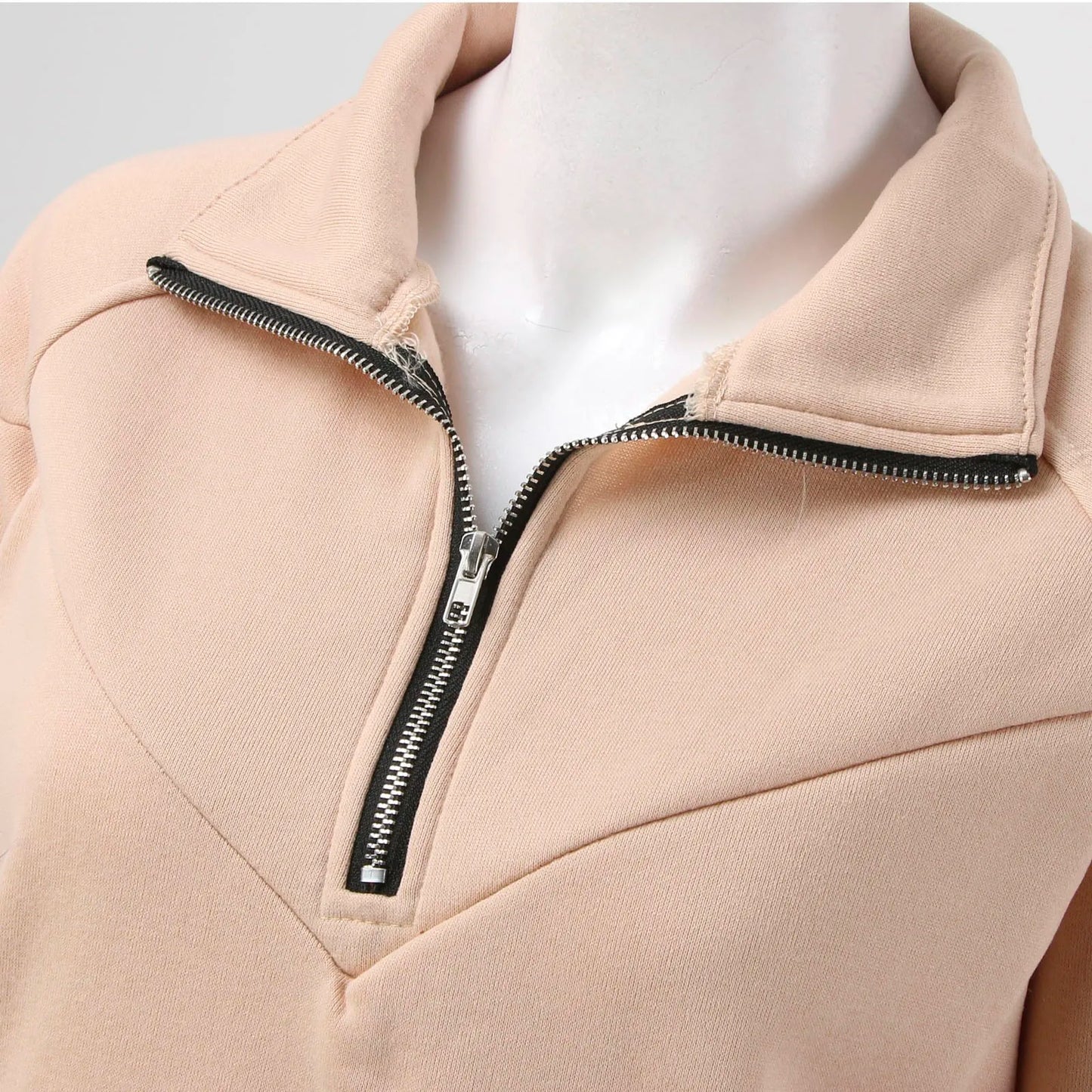 Women Quarter-Zip Tracksuit Set | Lirienne