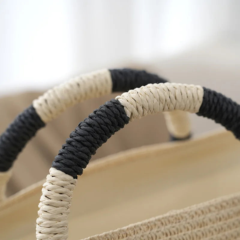 Women Handcrafted Straw Tote Bag | Elara