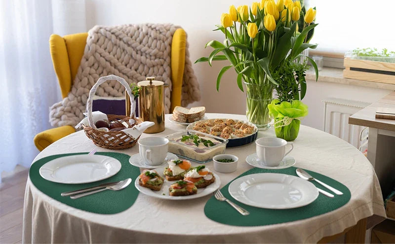Table Mat Set Waterproof PU | Elegant Dining | Modern Design 6