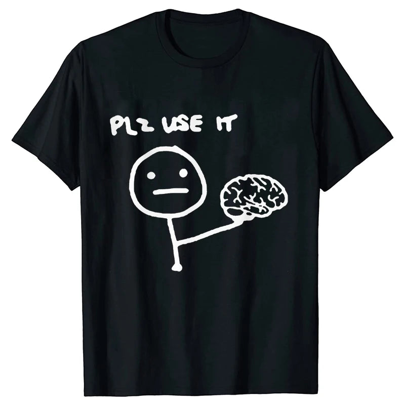 Variant image for Men's Graphic T-Shirt Black Cotton | Sarcastic Humor-3