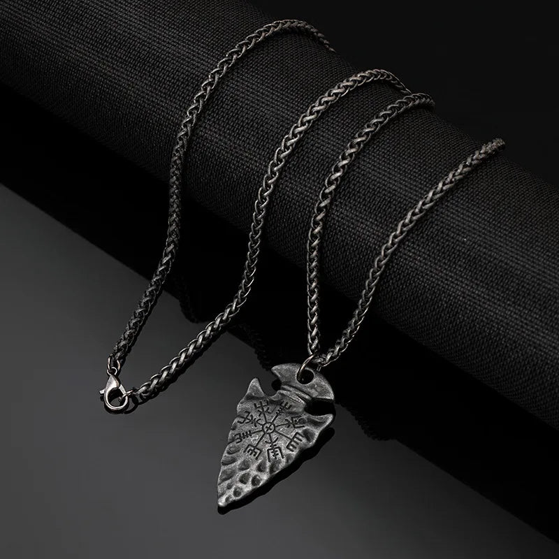 Variant image for Men's Leather Bracelet Black Vintage | Odin-7