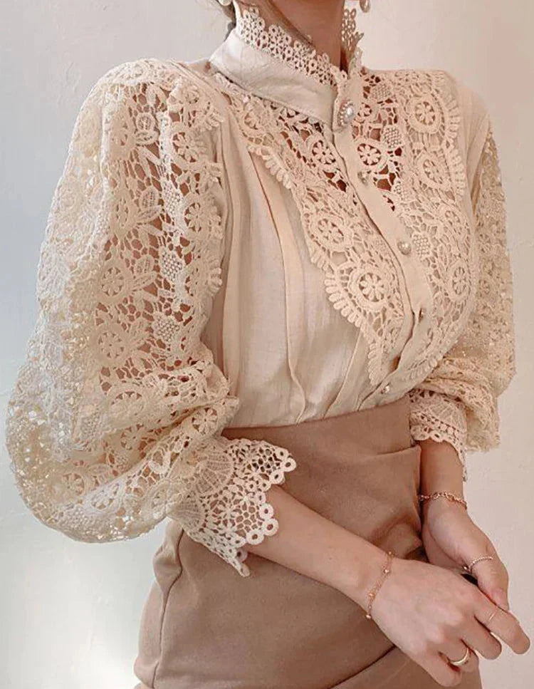 Women Elegant Lace Blouse | Lisette