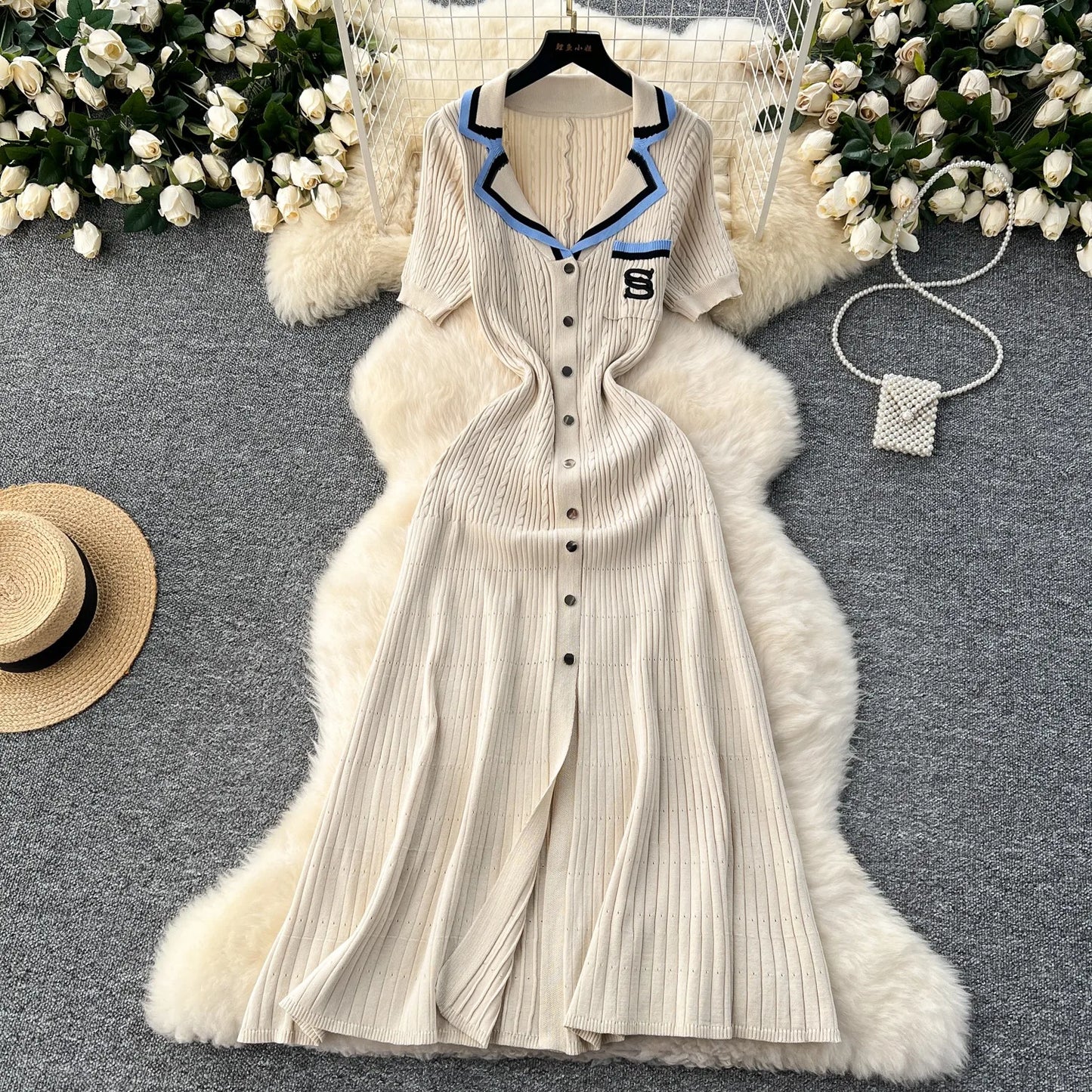 Women Knitted Sweater Dress | Luciana
