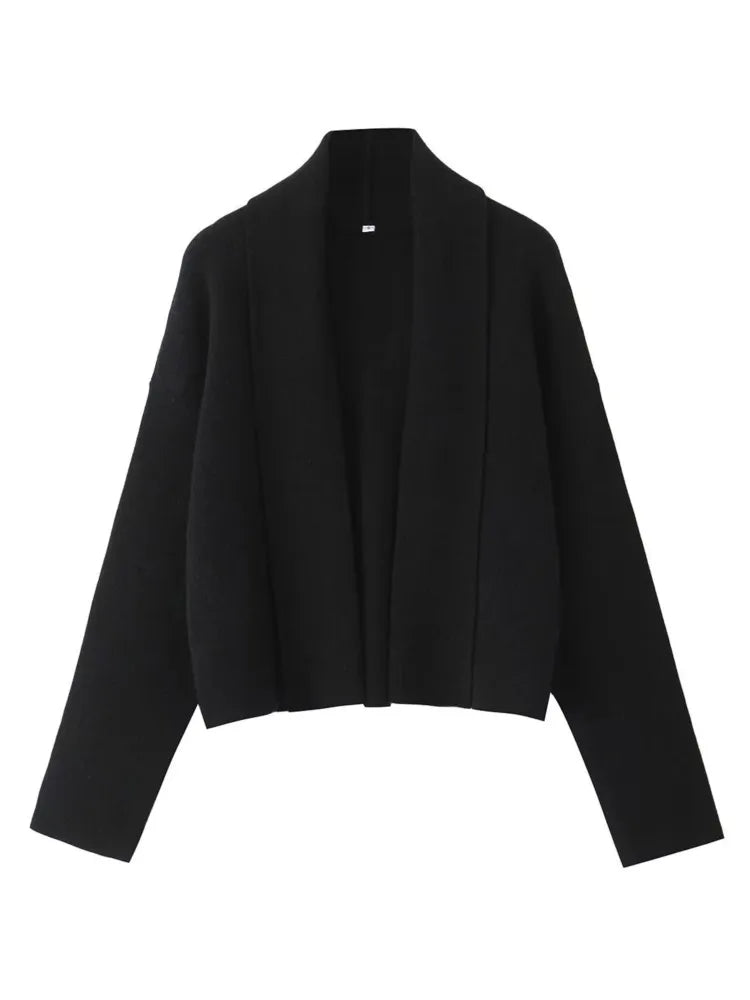 Women Minimalist Open Front Cardigan | Rosalina