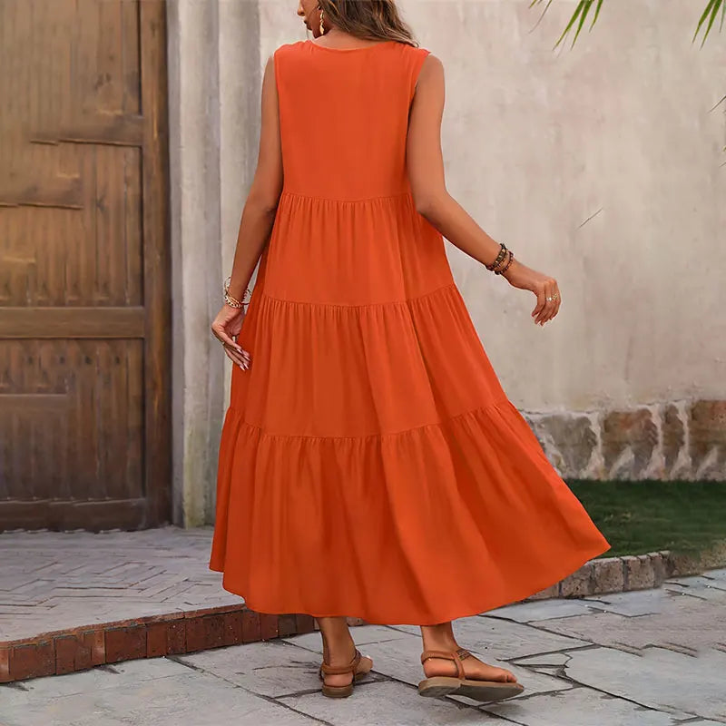 Women Tiered Maxi Dress | Fernanda