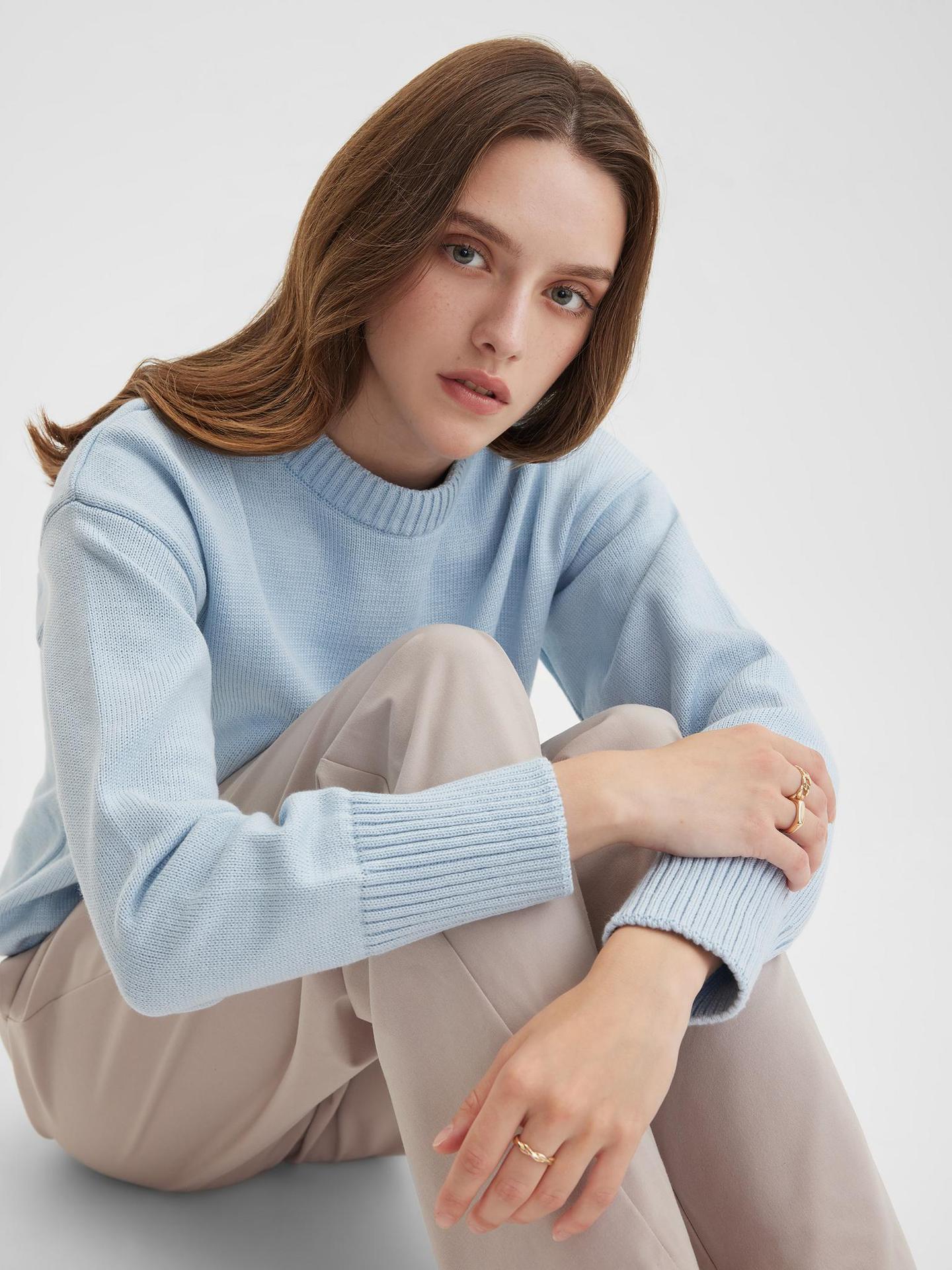 Women Minimalist Knit Sweater | Hanelle