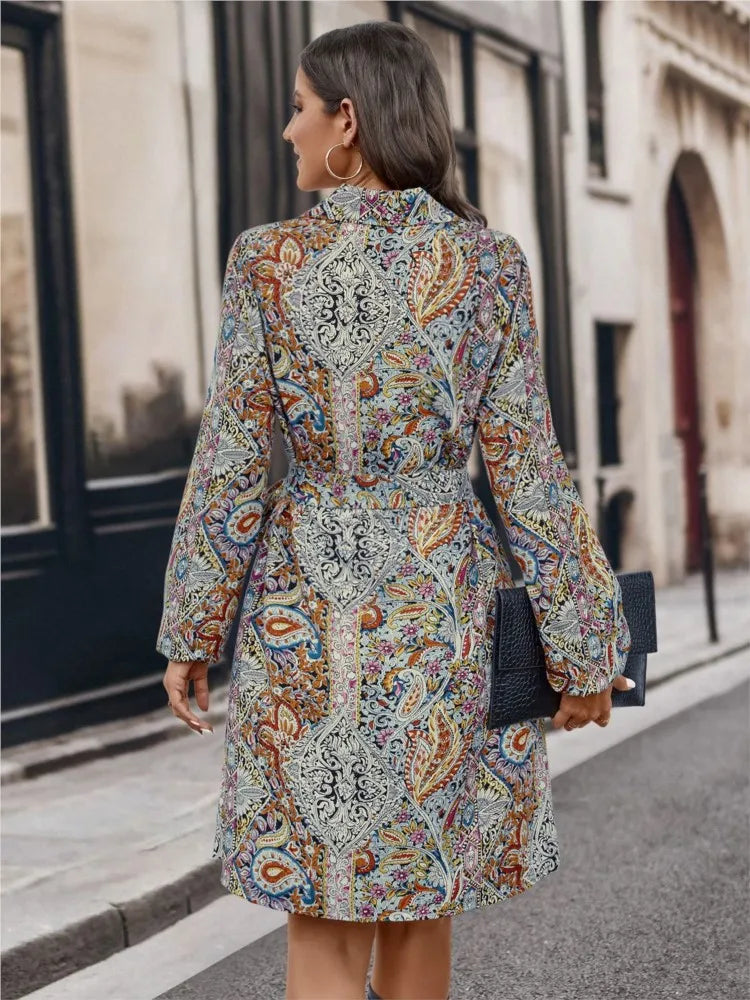 Women Bohemian Shirt Dress | Gwyneth