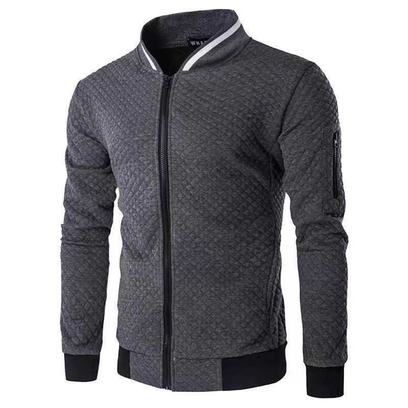 Men Quilted Bomber Jacket | Mason