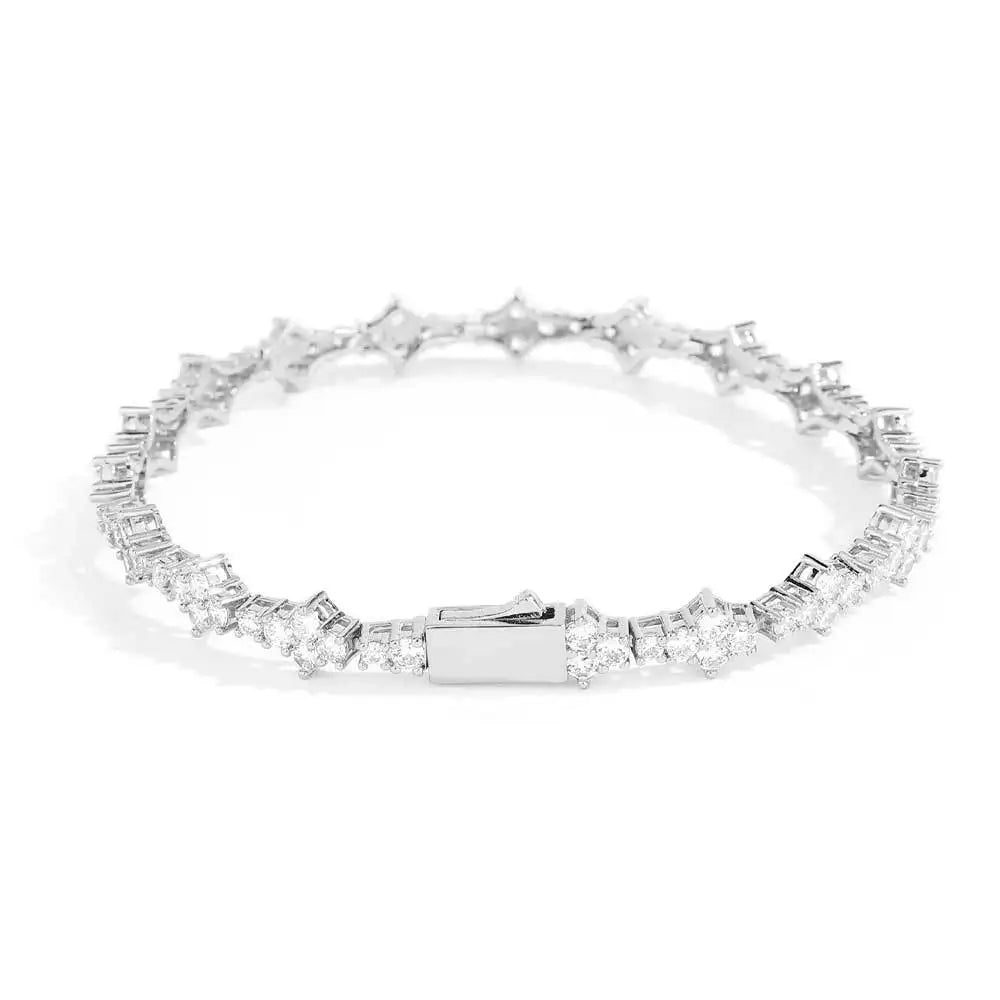 Men Diamond Link Chain Bracelet | Ronel