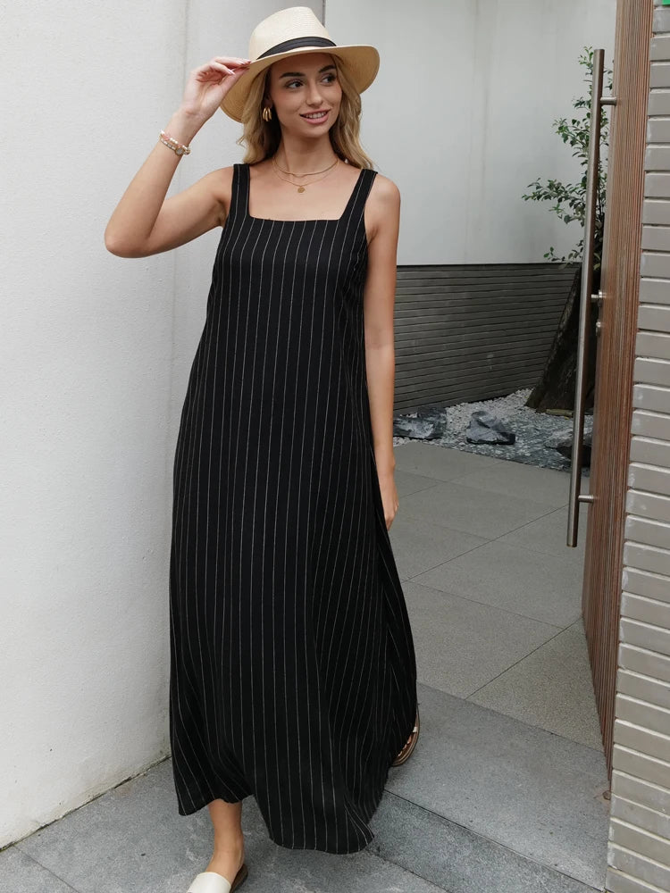 Women Square Neck Maxi Dress | Luella