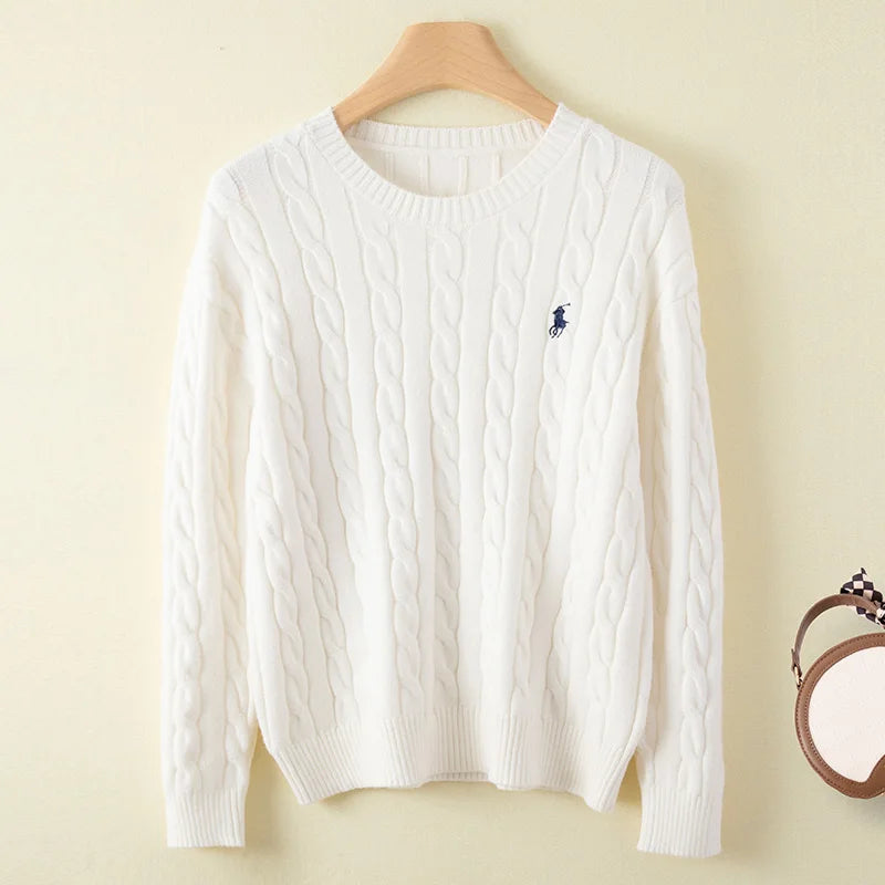 Women Cable Knit Sweater | Goldie