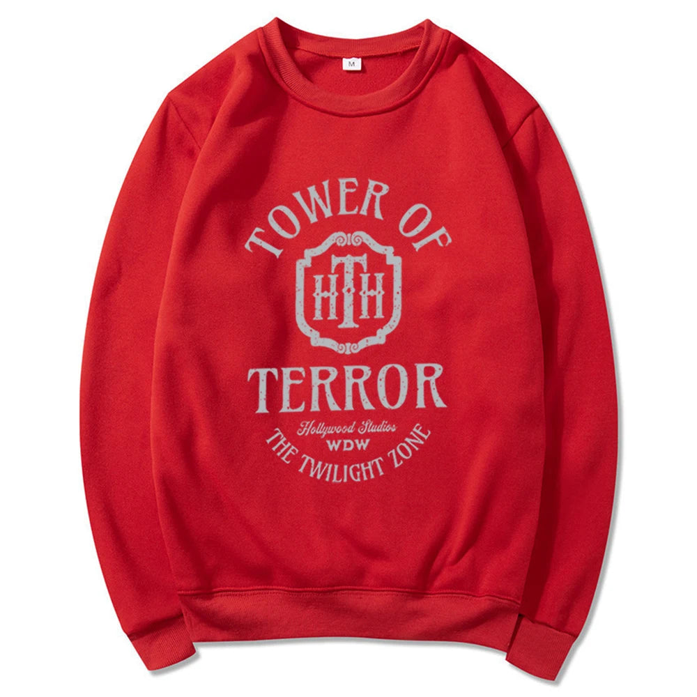 Women Oversized Tower of Terror Sweatshirt | Evania