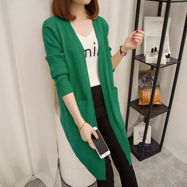 Women Cozy Open-Front Cardigan | Kylene