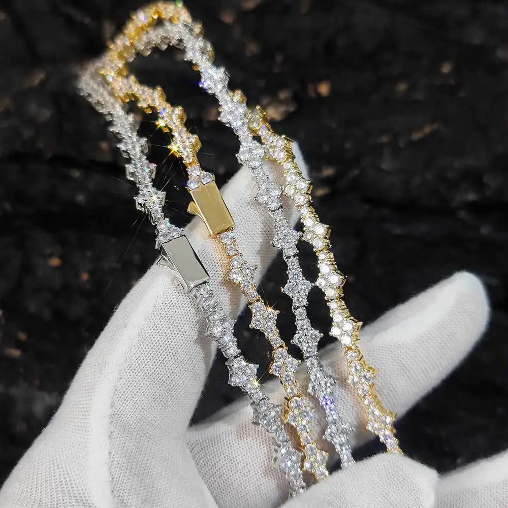 Men Diamond Link Chain Bracelet | Ronel