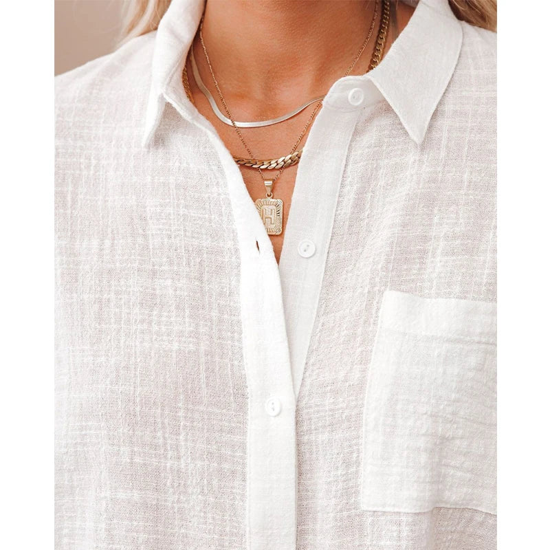 Women Casual Short Sleeve Shirt | Fernanda