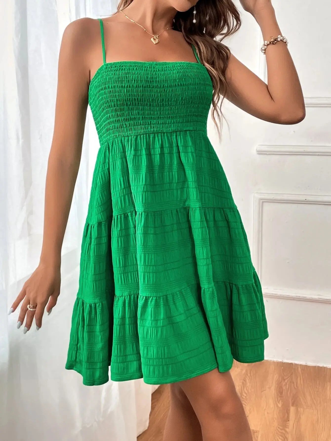 Women Chic Pleated Flowy Dress | Liora