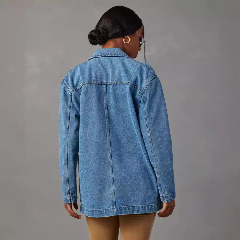 Men's Jacket Light Wash Cotton | Urban Style-4