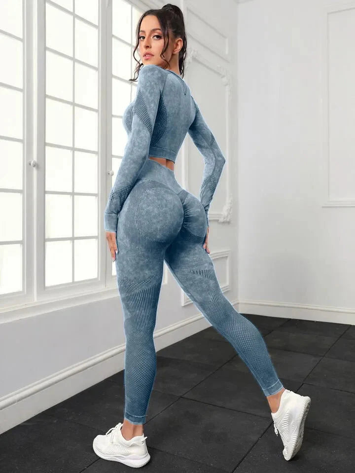 Variant image for Women Active Wear Set Black Nylon Spandex | Best Gym Gear for Women-10
