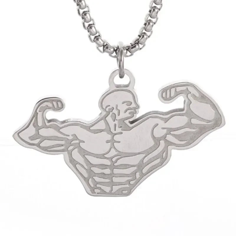 Variant image for Men's Necklace Black Boxing Gloves Pendant Metal Alloy | Urban Style-3