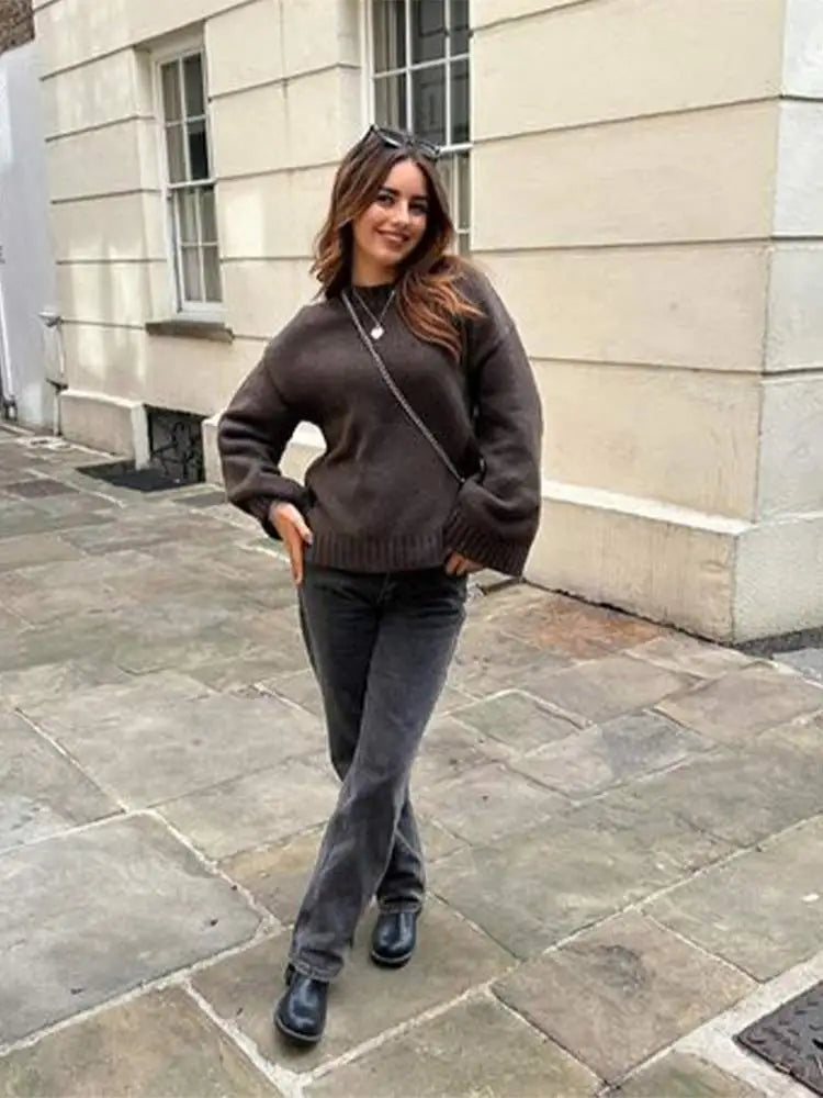 Women Oversized Knit Sweater | Gilda