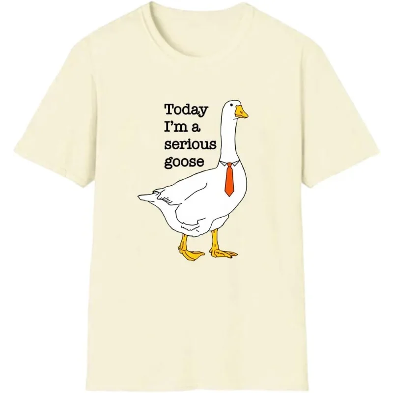 Variant image for Men's T-Shirt White Cotton | Goose Humor-2