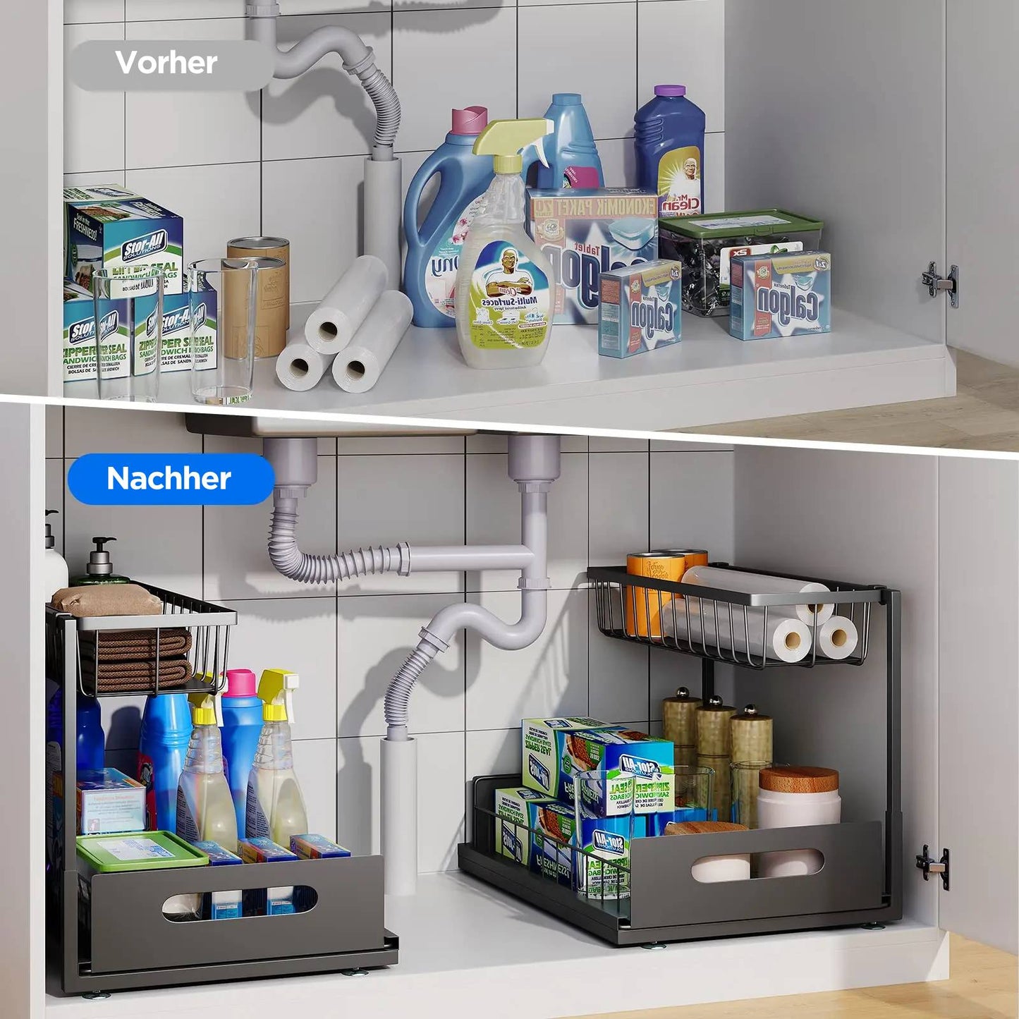 Closet Organizer Metal Compact Storage | Essential Home Solution 5