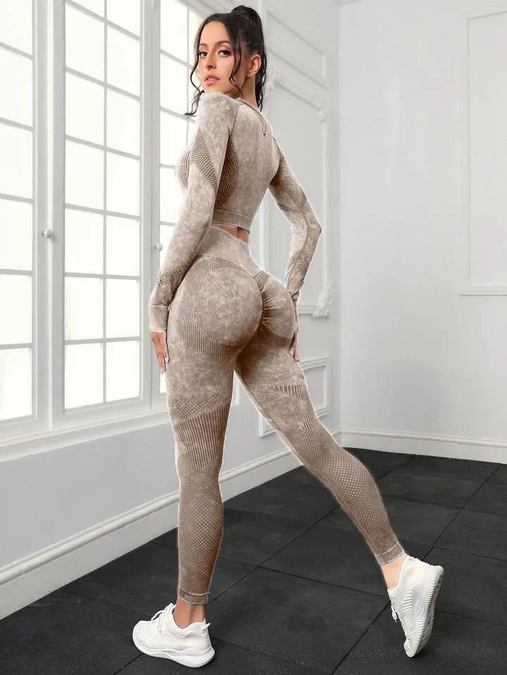Variant image for Women Active Wear Set Black Nylon Spandex | Best Gym Gear for Women-13