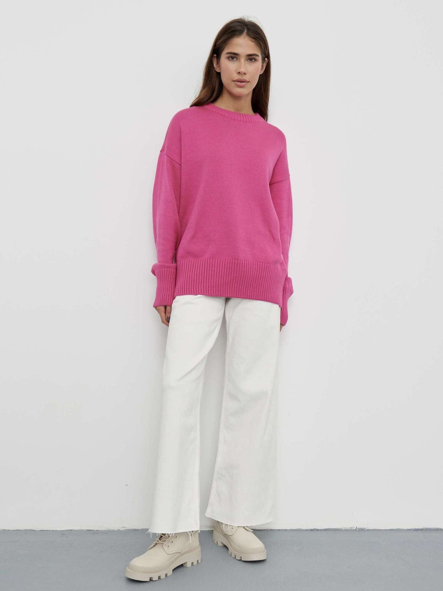 Women Minimalist Knit Sweater | Hanelle