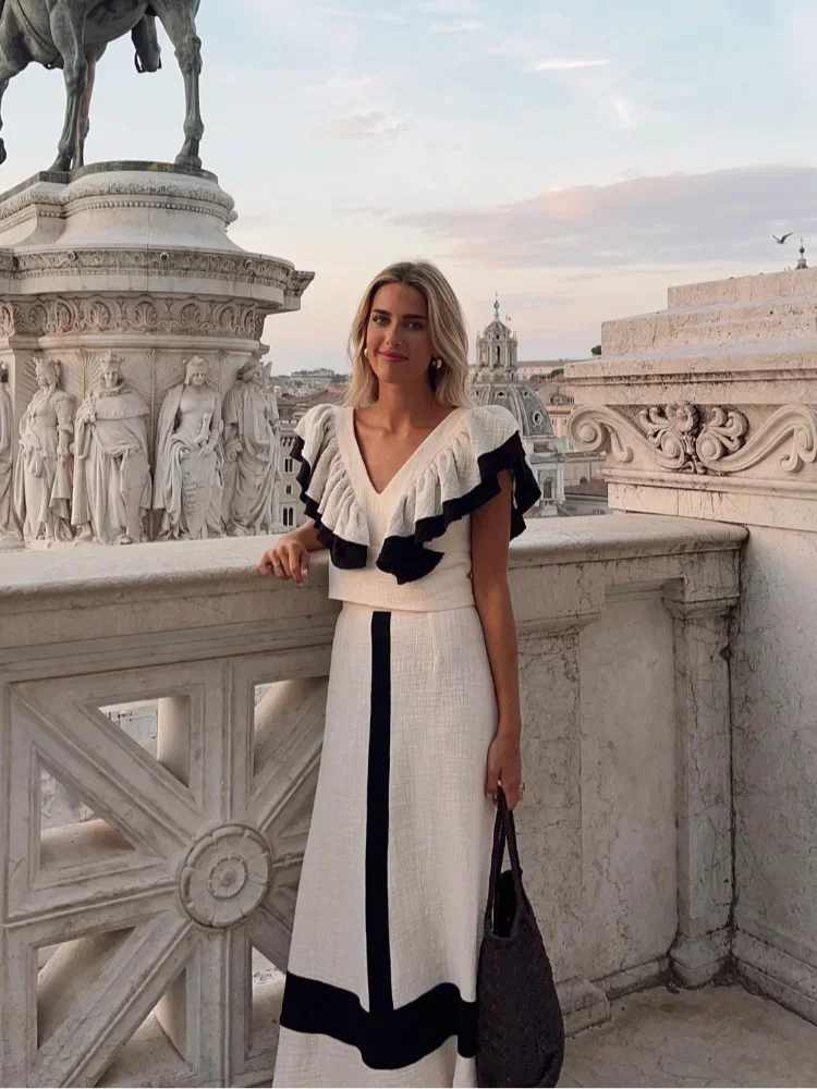 Women Ruffled Midi Dress | Melissa