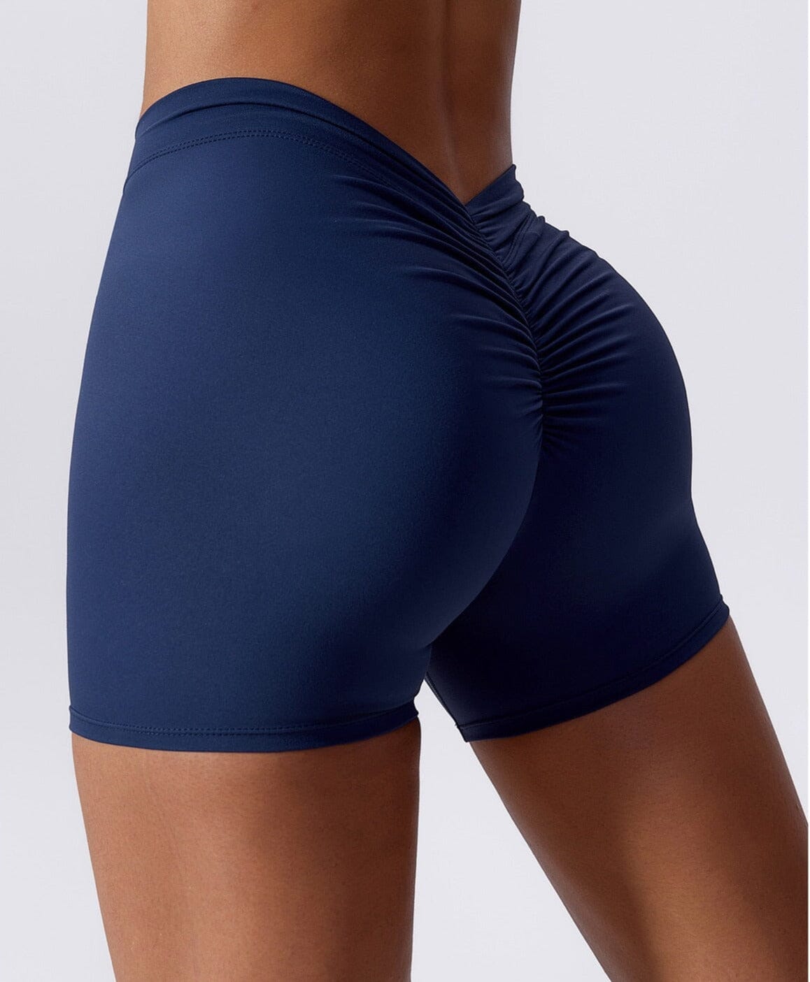Variant image for Women High Waist Shorts Black Nylon Spandex | Activewear-21