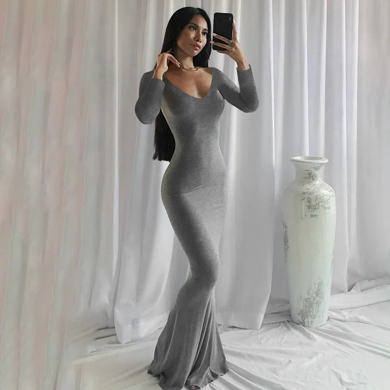 Women Maxi Dress Slim | Santorini