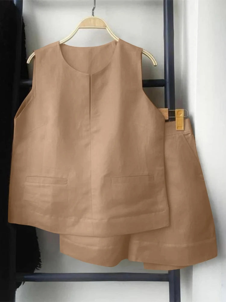 Women Elegant Two-Piece Set | Minimal Chic