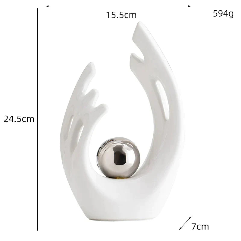 Abstract Sculpture Home Decor Resin | Elegance 4