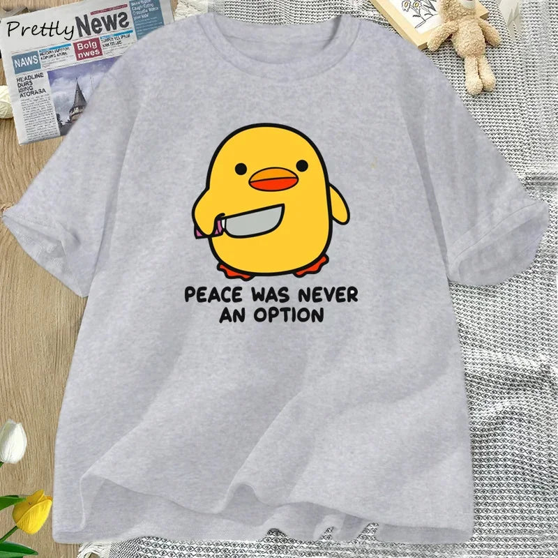 Variant image for Women Graphic Tee Cotton Short Sleeve | Goose Humor-9