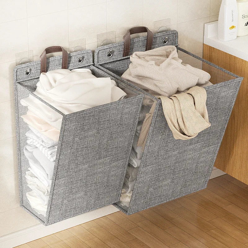 Collapsible Laundry Basket Waterproof PVC | Home Organizer 3