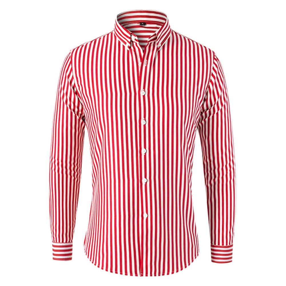 Striped Long Sleeve Shirt for Men | Ethan