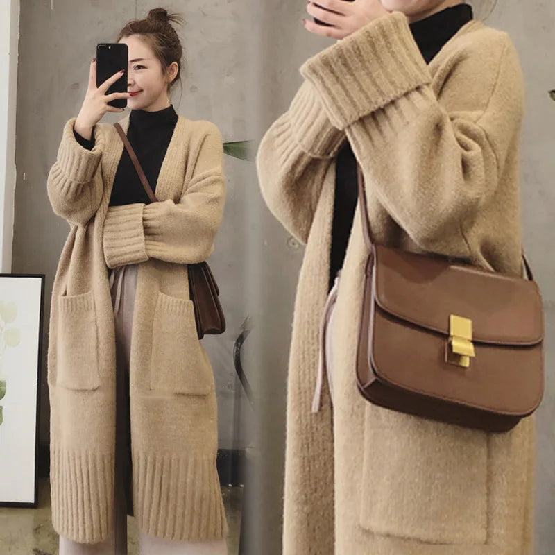 Women Zendy Oversized Knit Cardigan