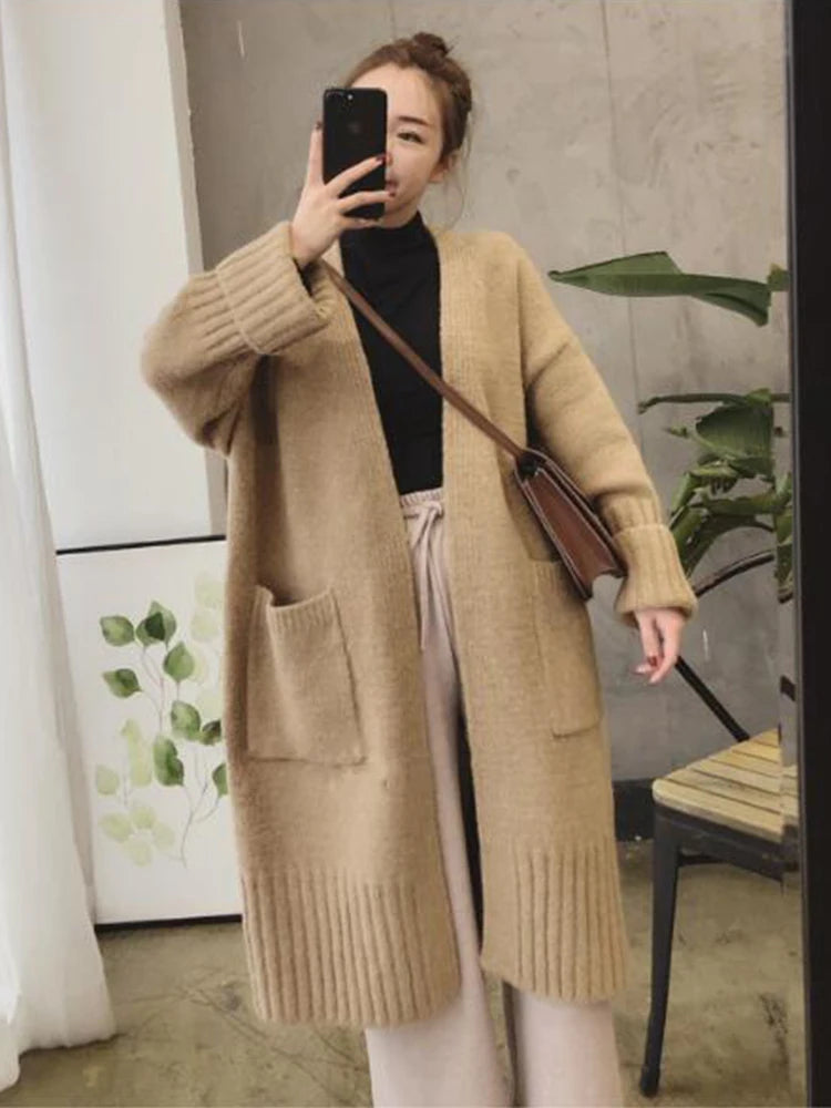 Women Zendy Oversized Knit Cardigan
