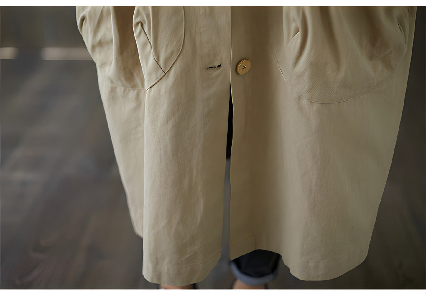 Women Oversized Hooded Trench Coat | Mirella