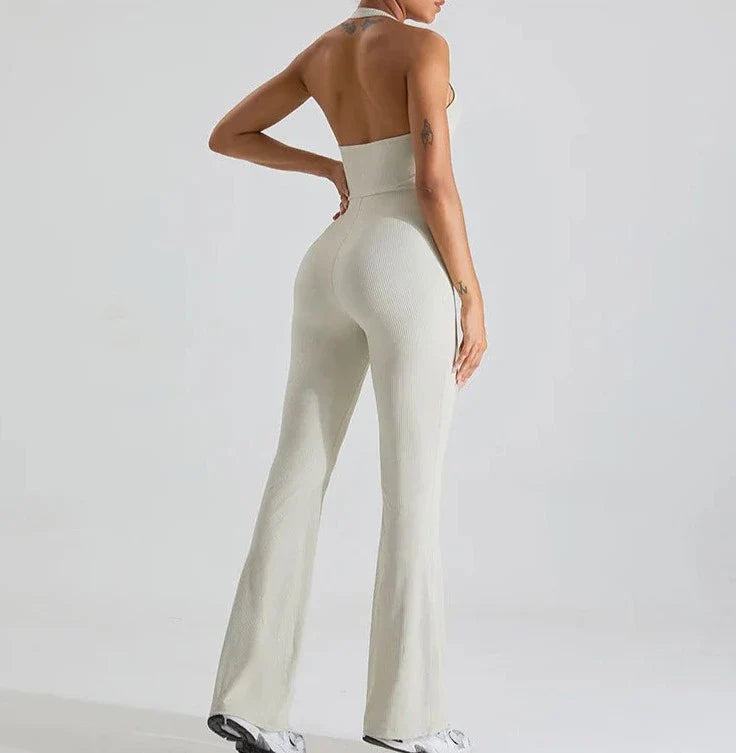 Variant image for Women Jumpsuit Black Nylon Spandex | Haven-1