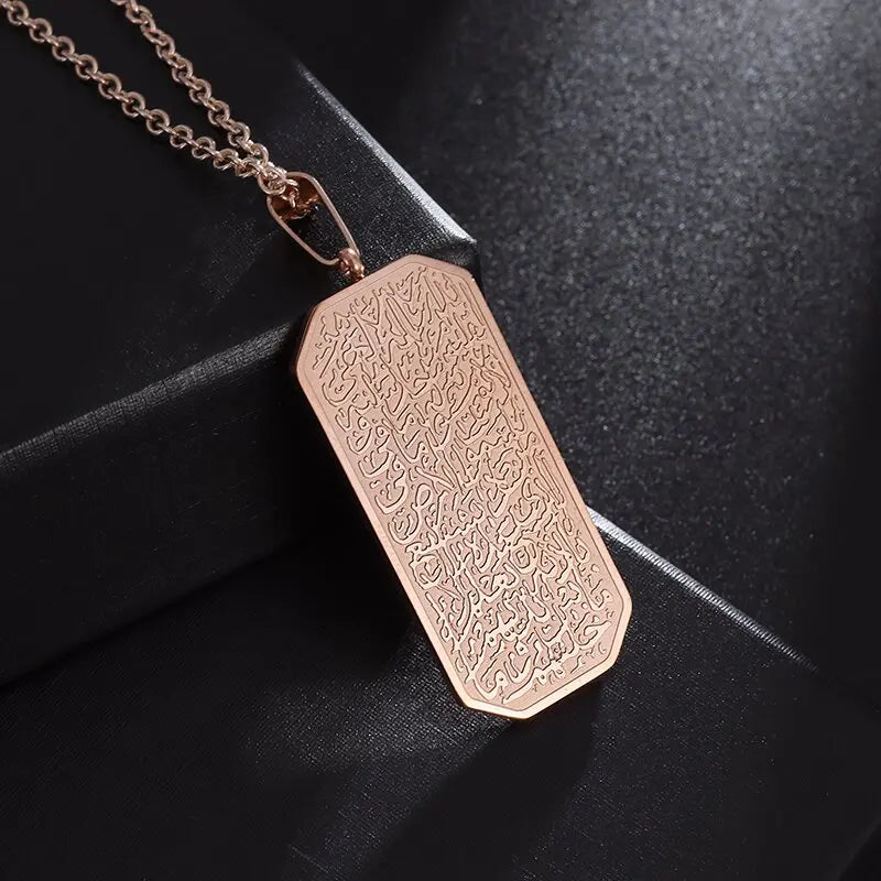 Variant image for Men's Necklace Stainless Steel Pendant | Zulfiqar-10