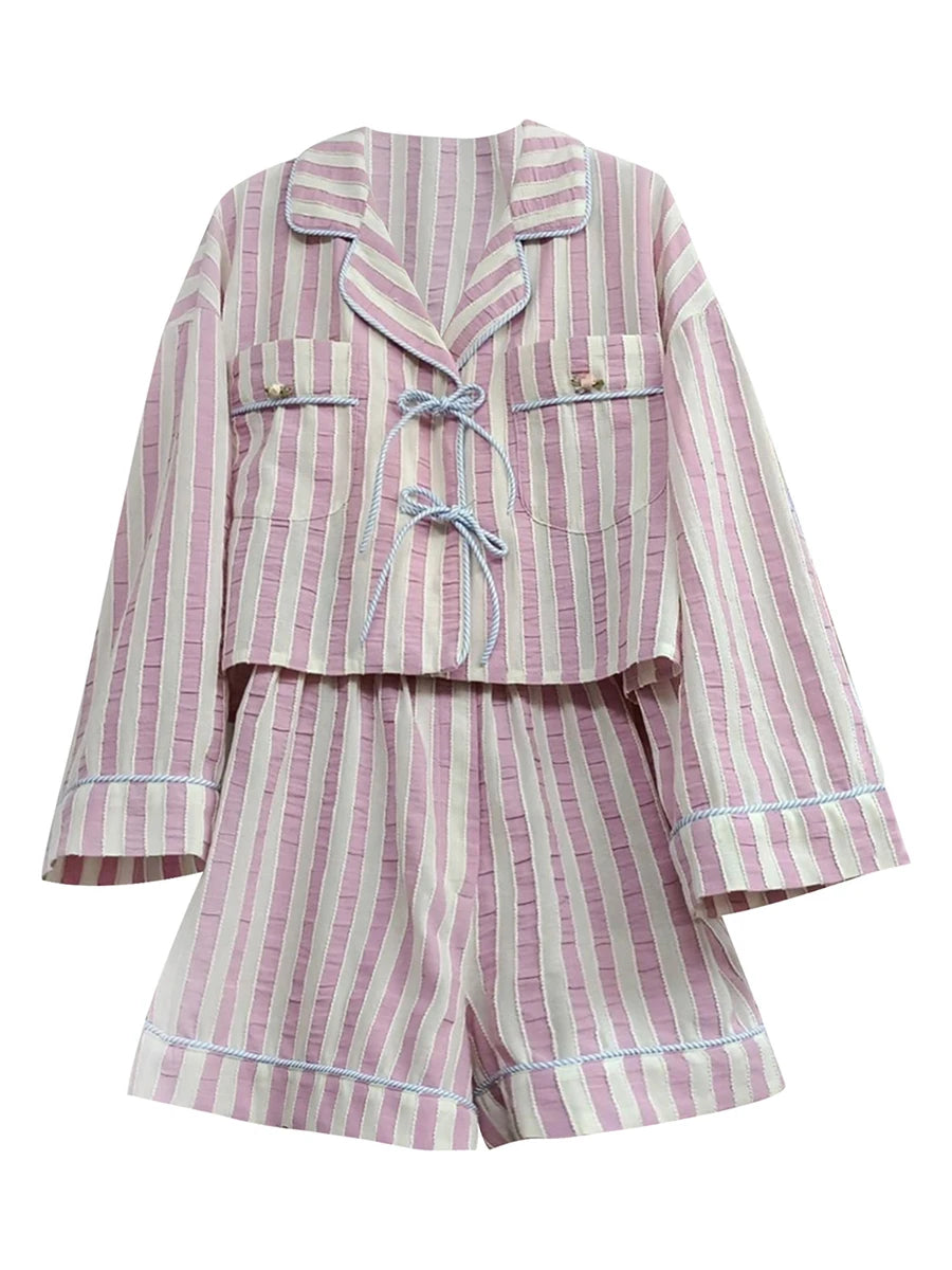 Women Vintage-Inspired Pajama Set | Delia