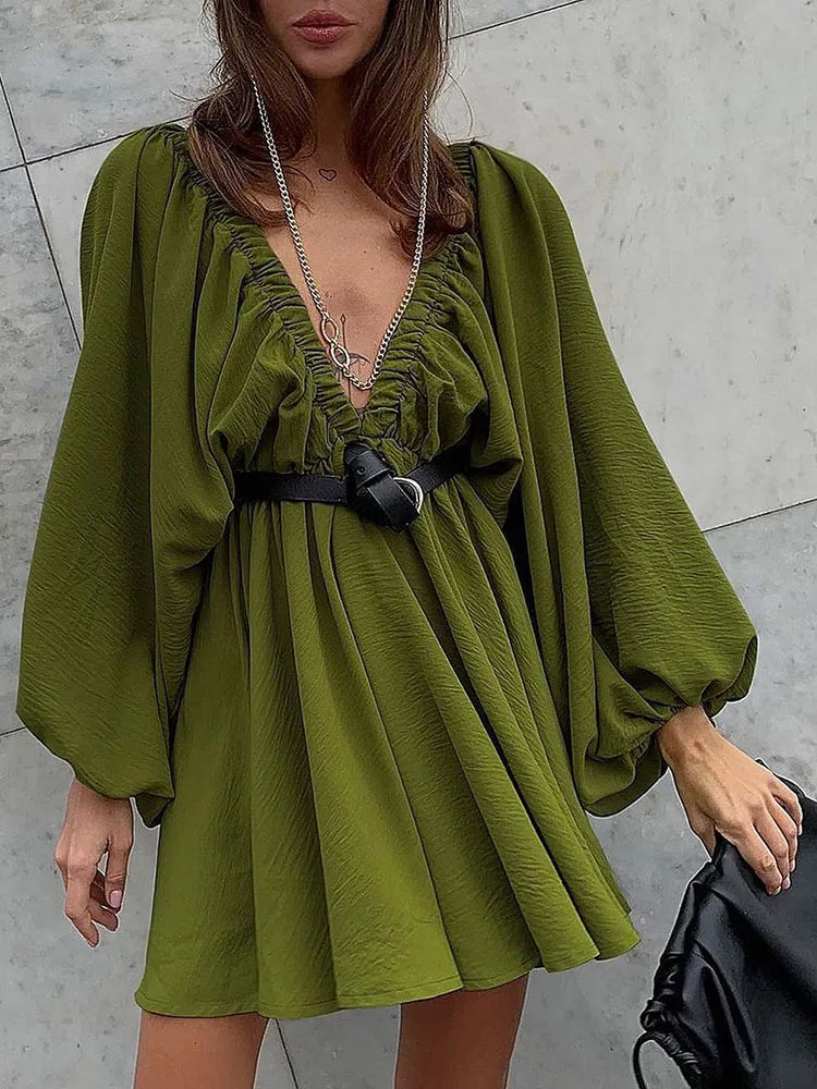 Women Summer Long Sleeve Dress | Sadie