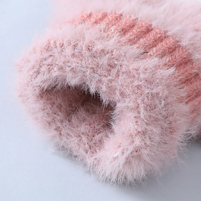 Harriet - Flip Mink Mittens for Women - Soft & Convertible