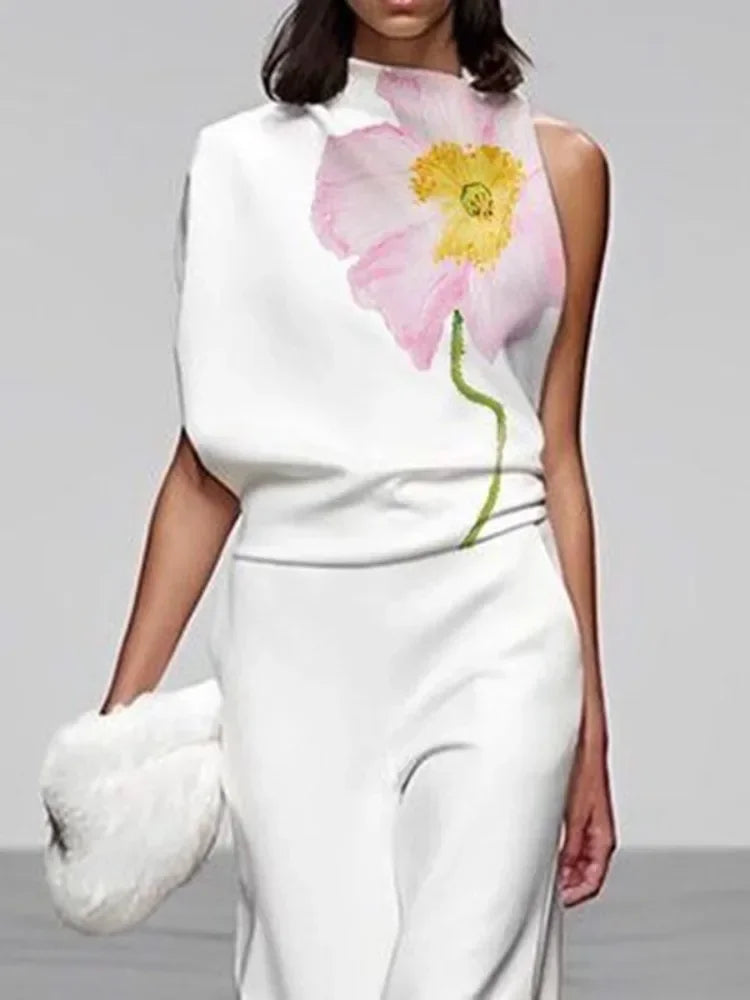 Women Floral Print Sleeveless Set | Pia