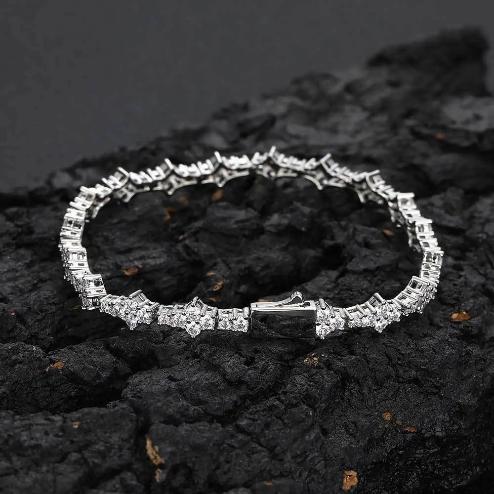 Men Diamond Link Chain Bracelet | Ronel
