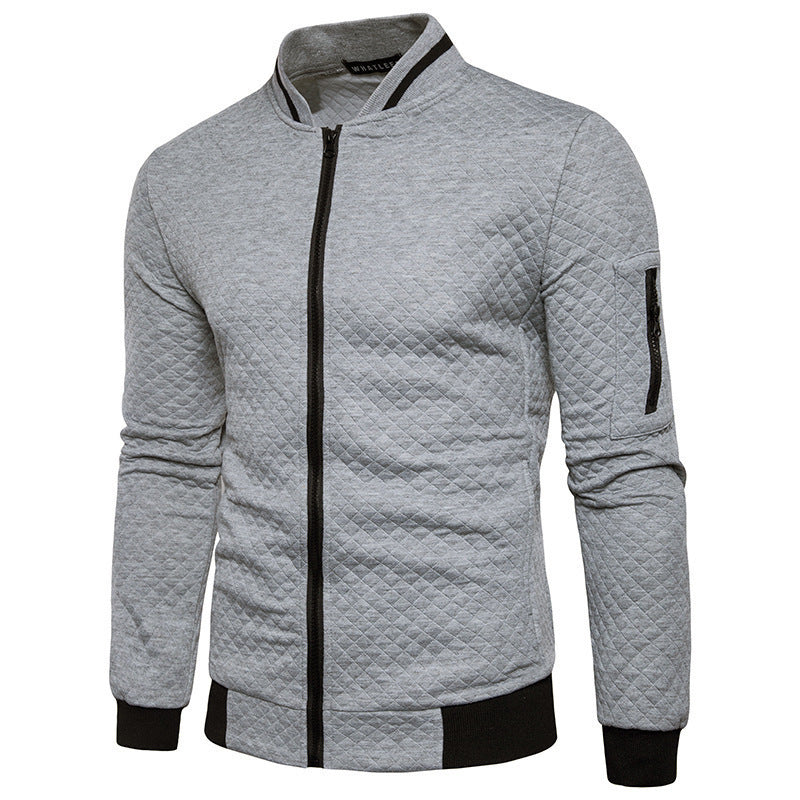 Men Quilted Bomber Jacket | Mason
