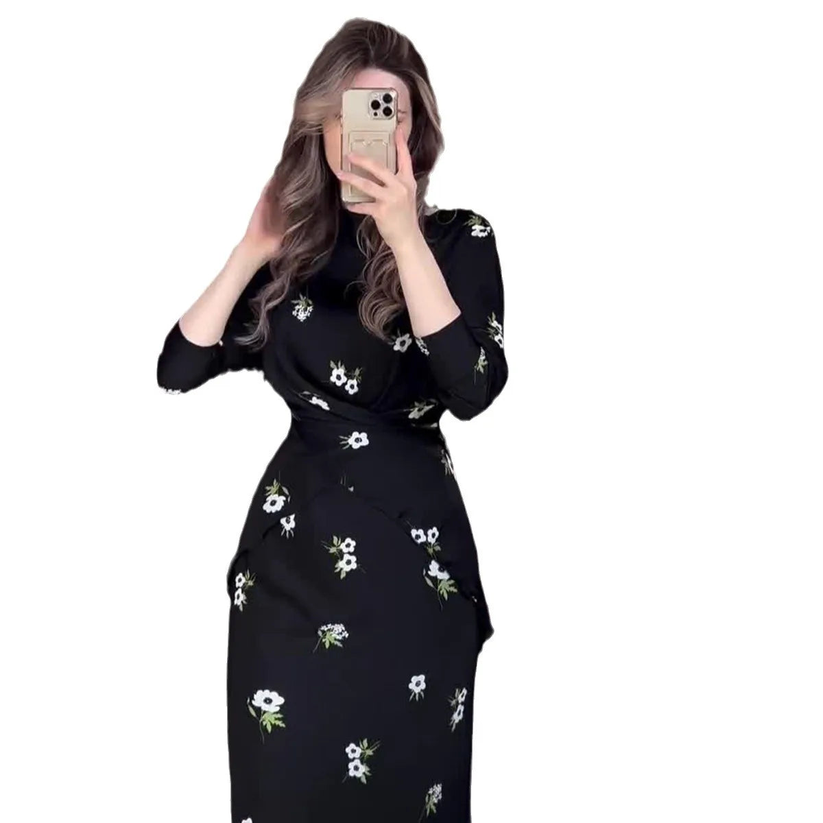 Women Floral Midi Dress | Angelie